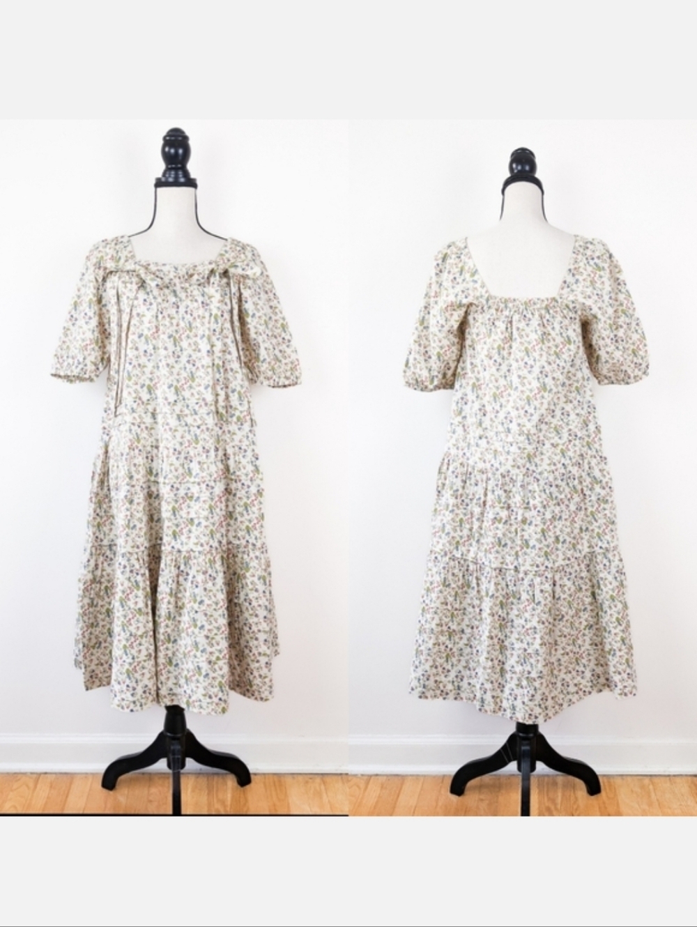 🦋LAST🦋 NWT Kopal Ruby Cottage Core 100% Cotton Handmade Dress, Size Small 🌼